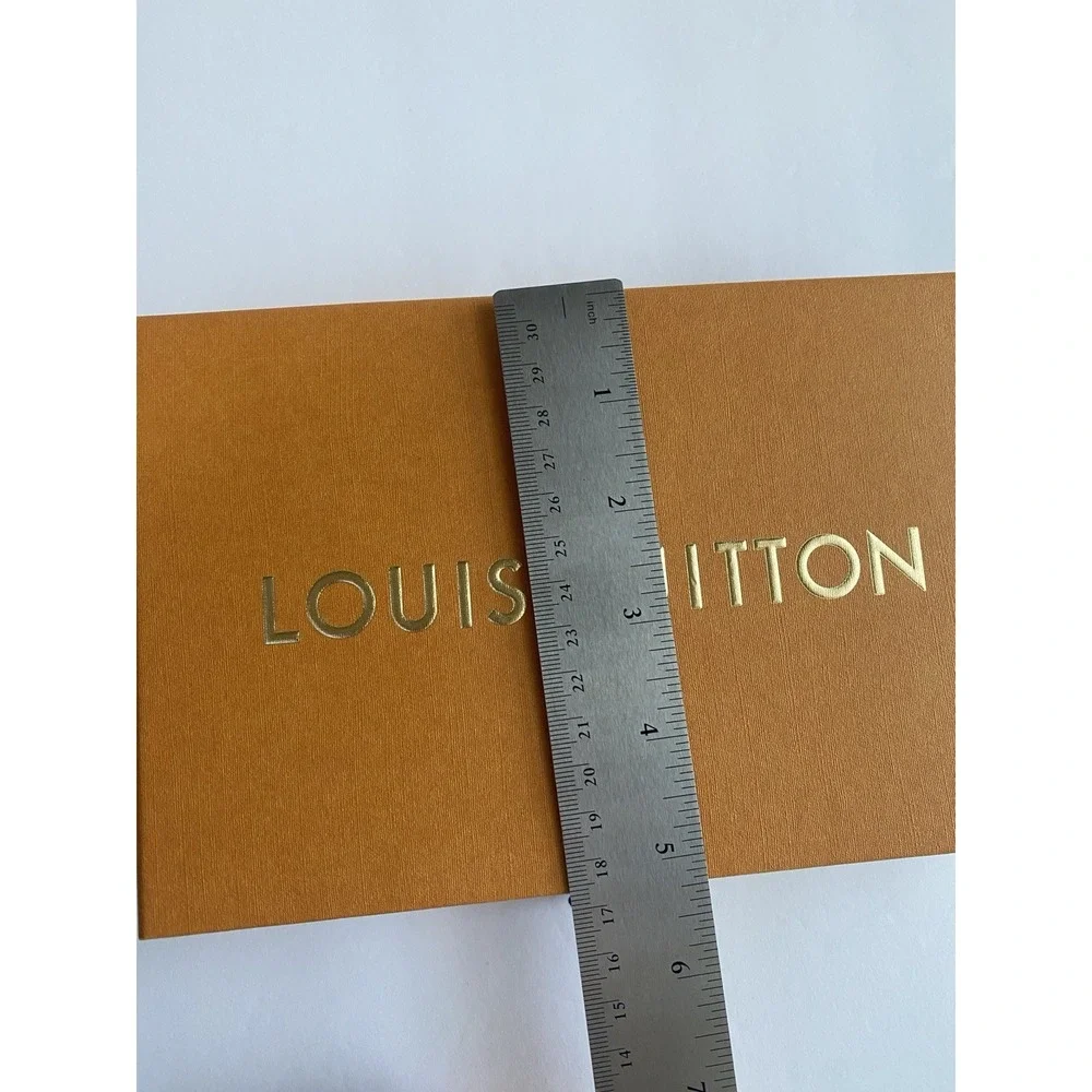 Louis Vuitton Wallet Size Empty Drawer Style Box With Dust Bag 8x5.25x1.5